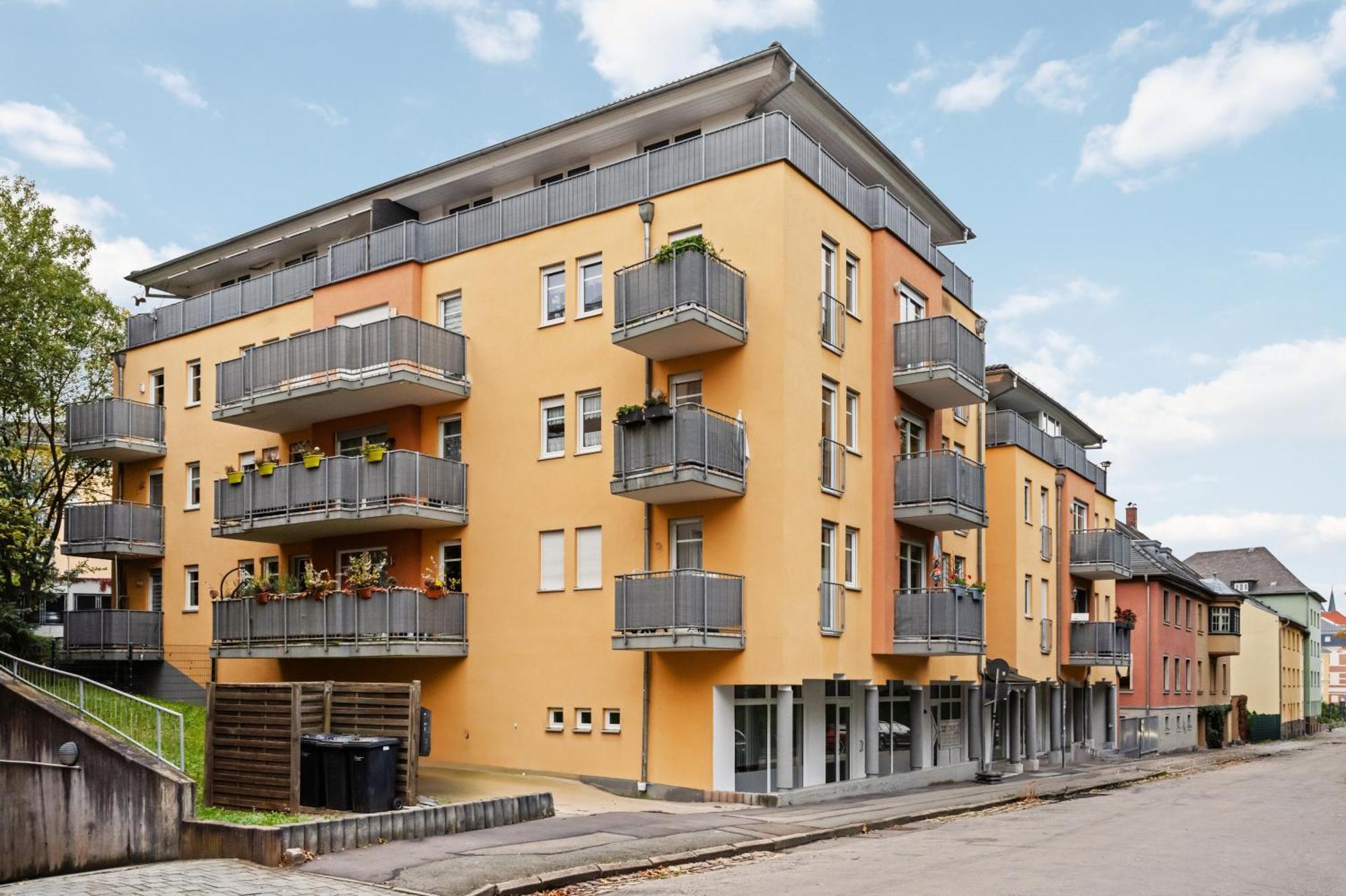 Edler Wohnraum Schwanenteich-Suite Mit Balkon, Kaffeevollautomat, Lift & Parkplatz ツウィッカウ エクステリア 写真